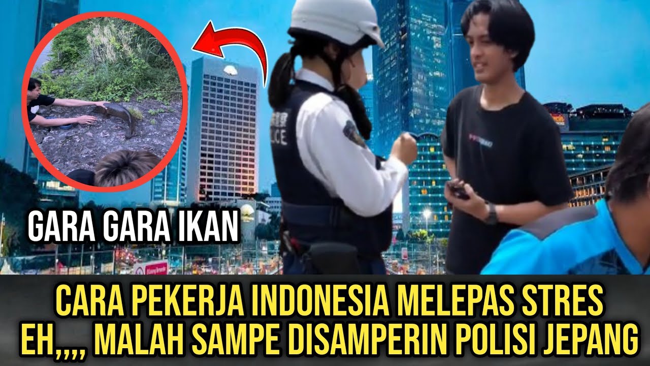Cara Pekerja Indonesia di Jepang Melepas Stres…Malah Sampe Disamperin Polisi JEPANG