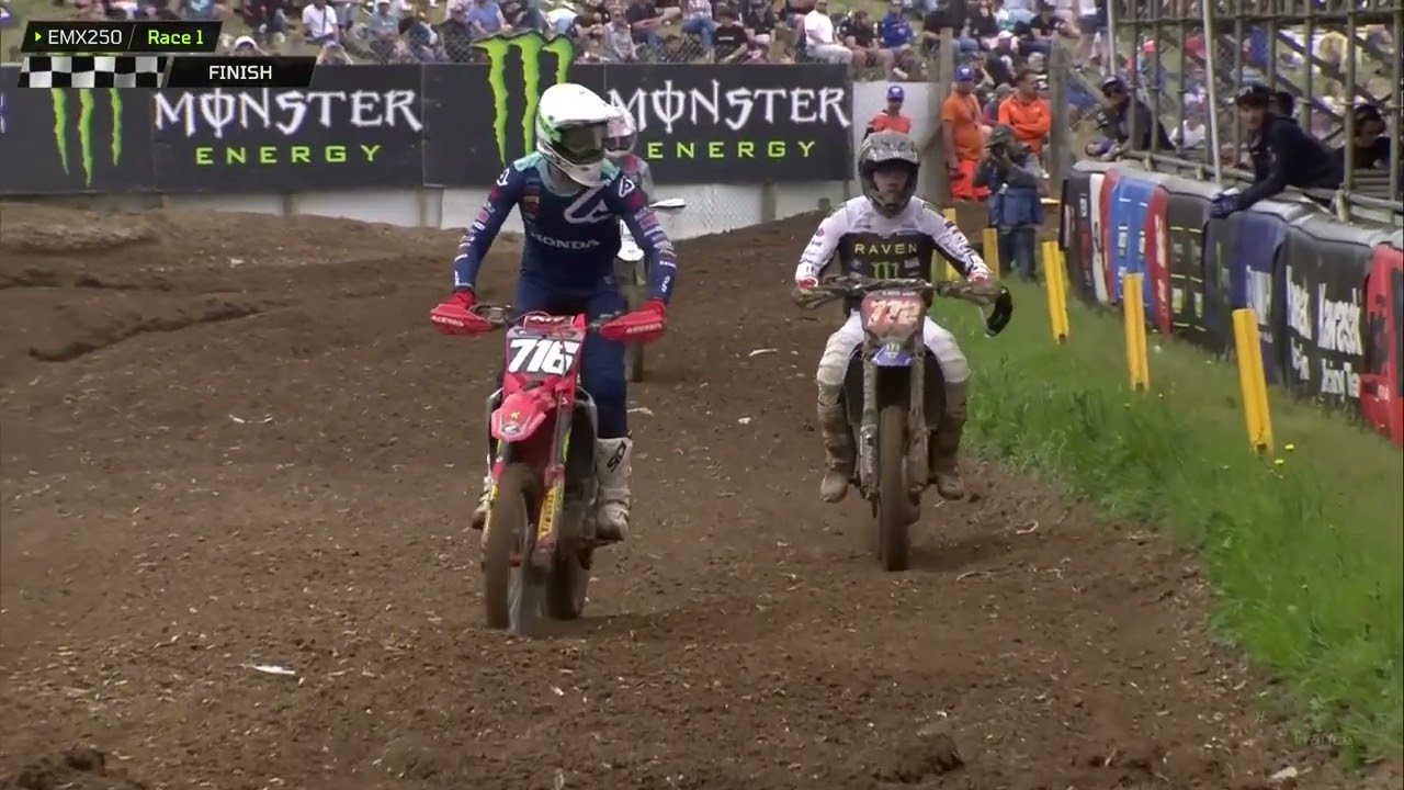 Noel Zanocz is a EMX250 Race winner for the first time! #MXGPFrance