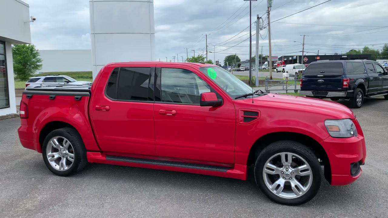 Ford Sport Track Adrénaline Explorer 2010 Rouge