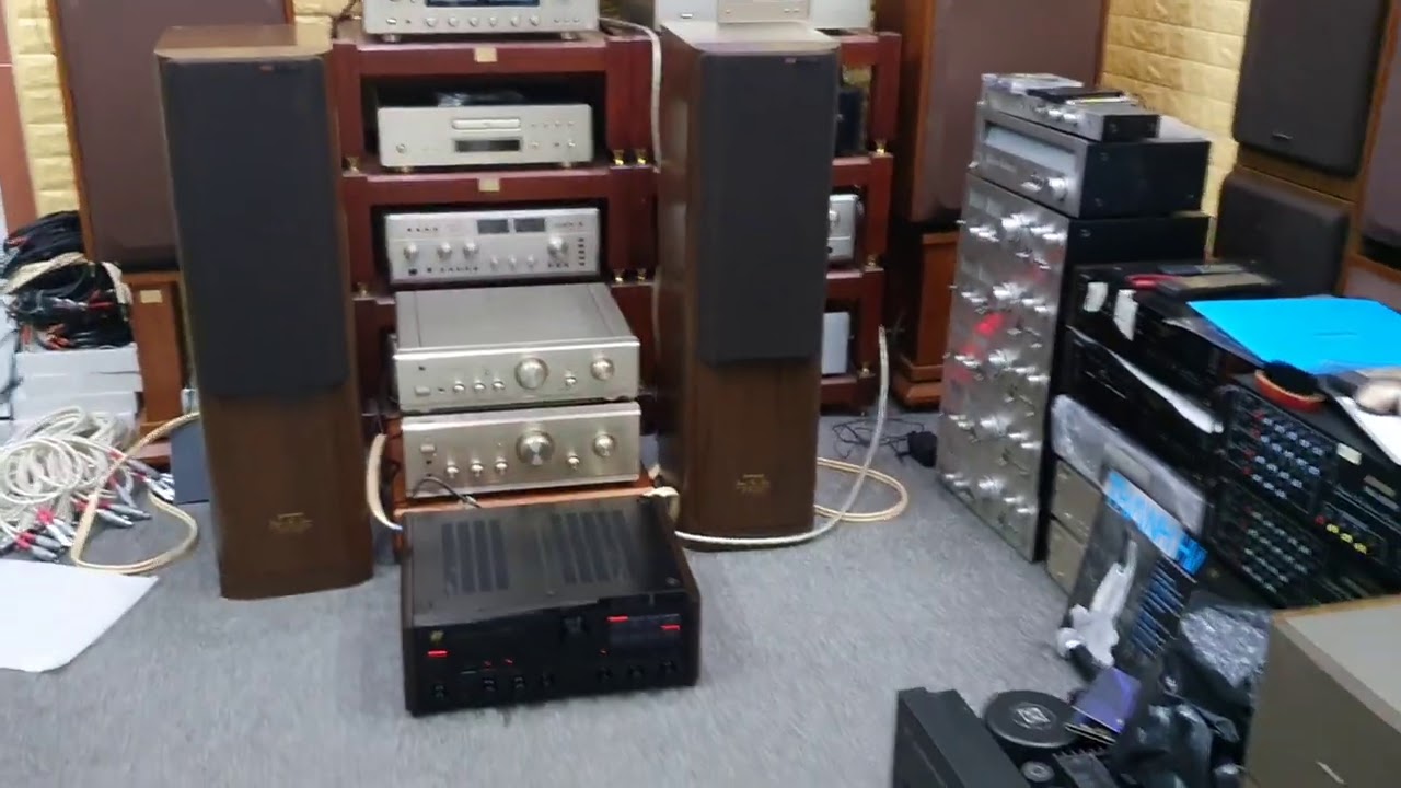 Amply Sansui Au-Anpha 707L Extra đẹp keng. Gh&eacute;p Loa Pioneer S-77Twin SD qu&aacute; ph&ecirc;. Lh 03436.12345