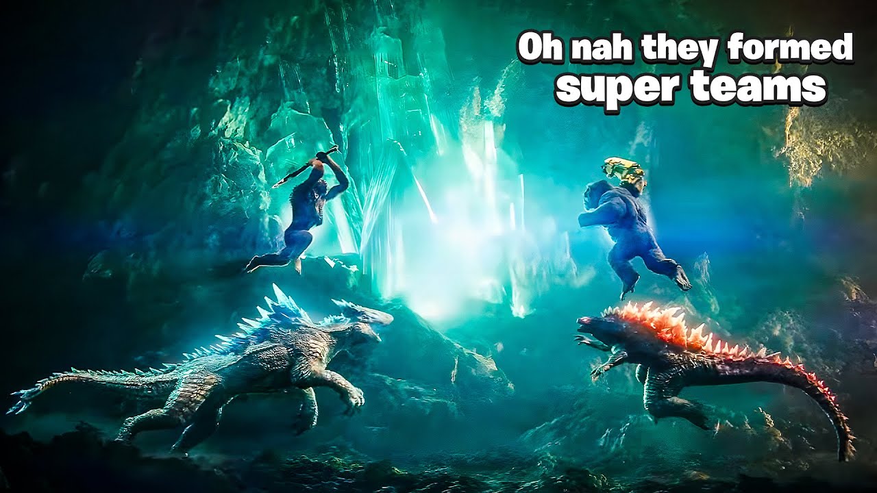 When GODZILLA & KONG showed SKAR KING & SHIMO why they're the Kings Of The MONSTERS
