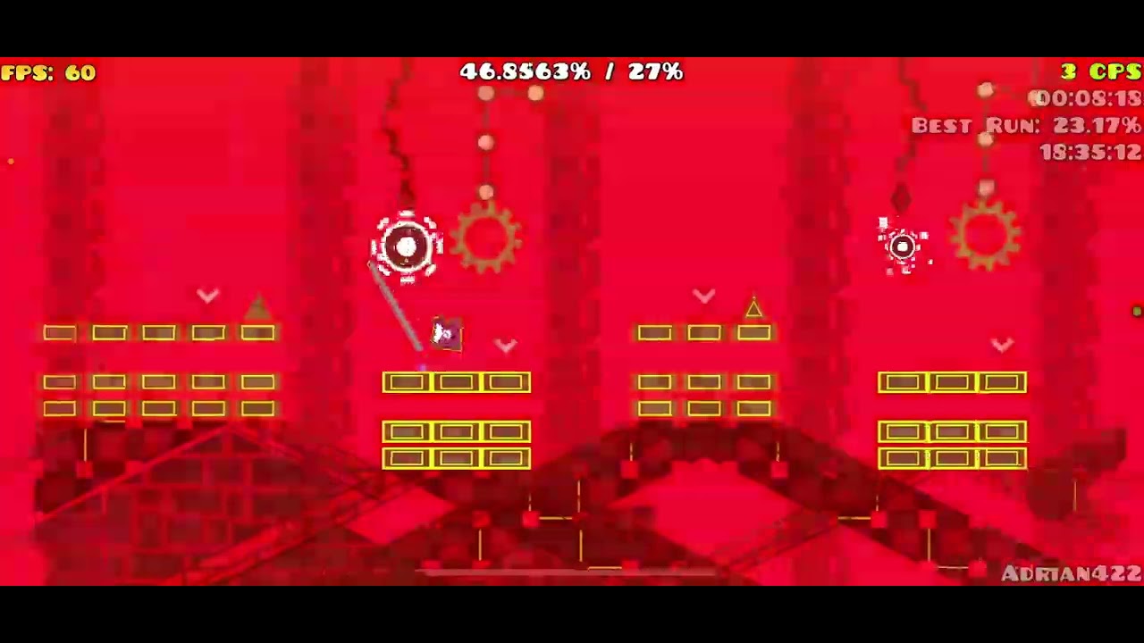 (FLASHING LIGHTS) FIRST XL DEMON!! // Collab Level 100% // Geometry Dash