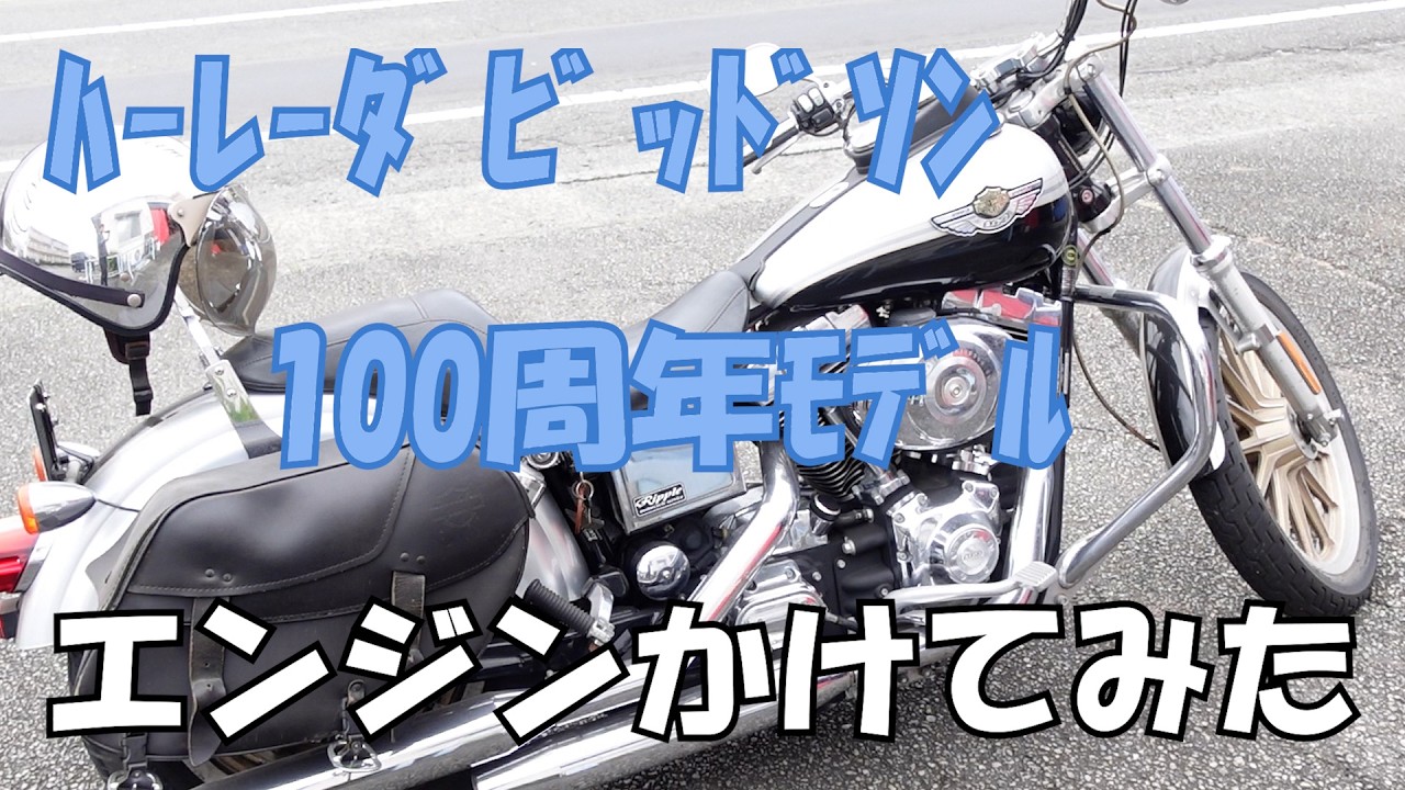 ハーレーダビッドソン100周年モデルのエンジンをかけてみた#265【水曜日】0225
