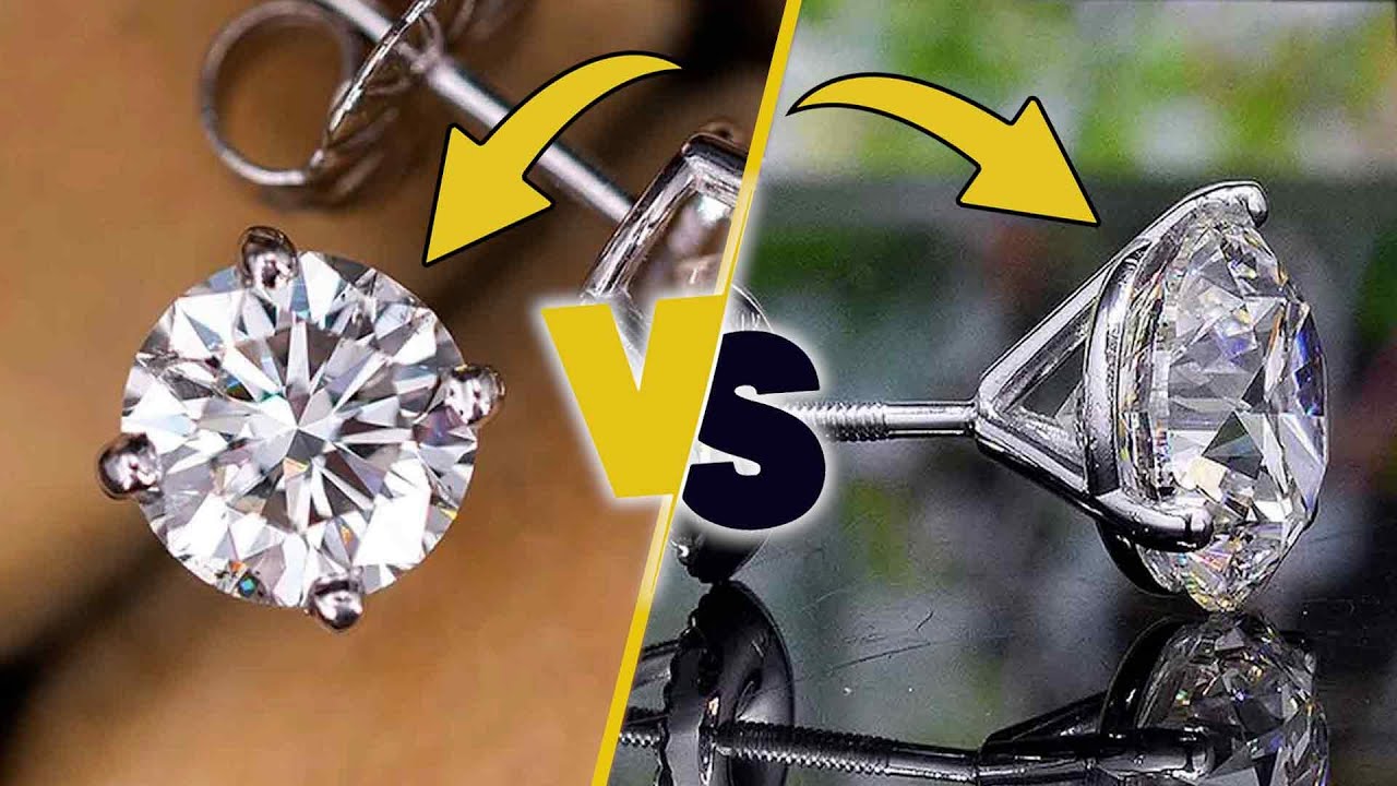 3 Prong vs 4 Prong Diamond Earrings: Which is Best for You?