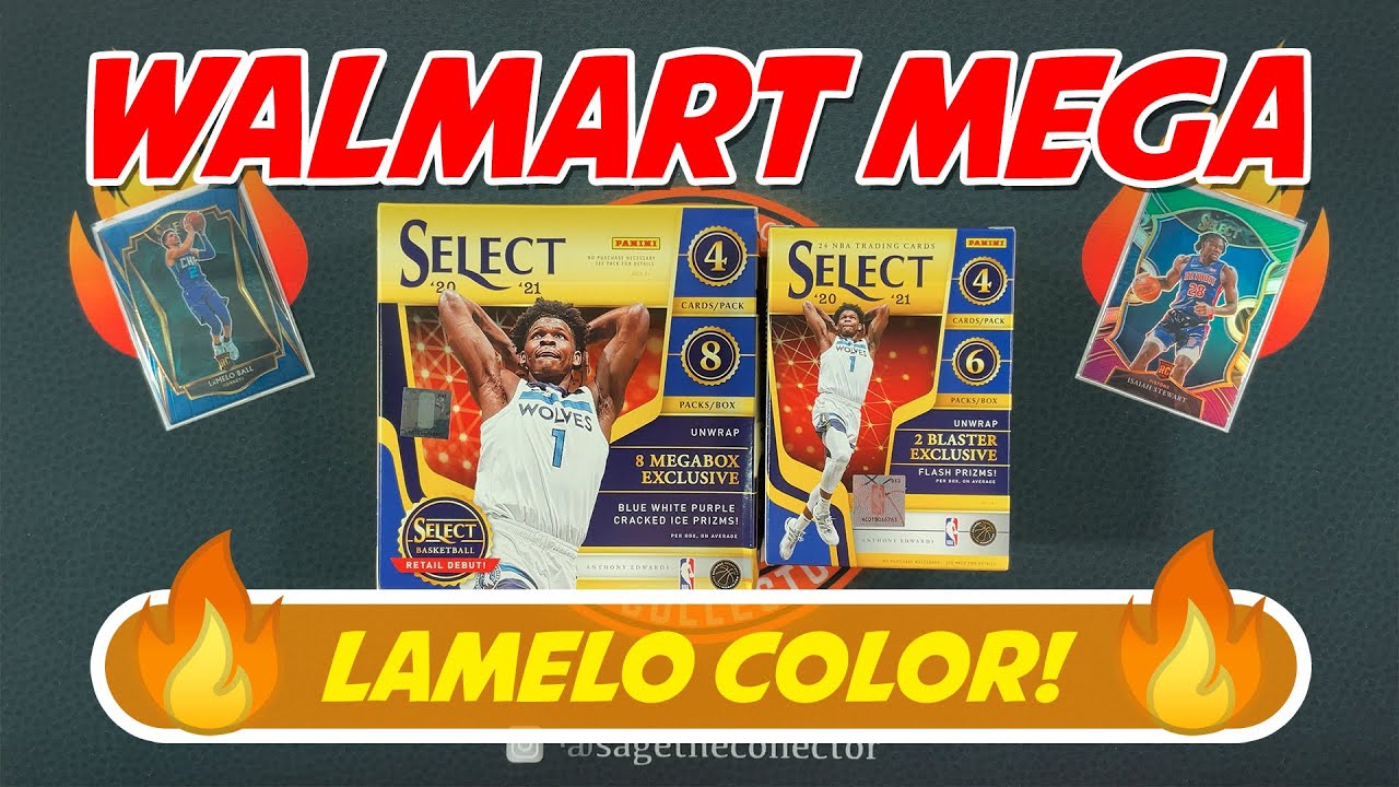 2020 21 Select Basketball Walmart Mega Box + Blaster Box   4K