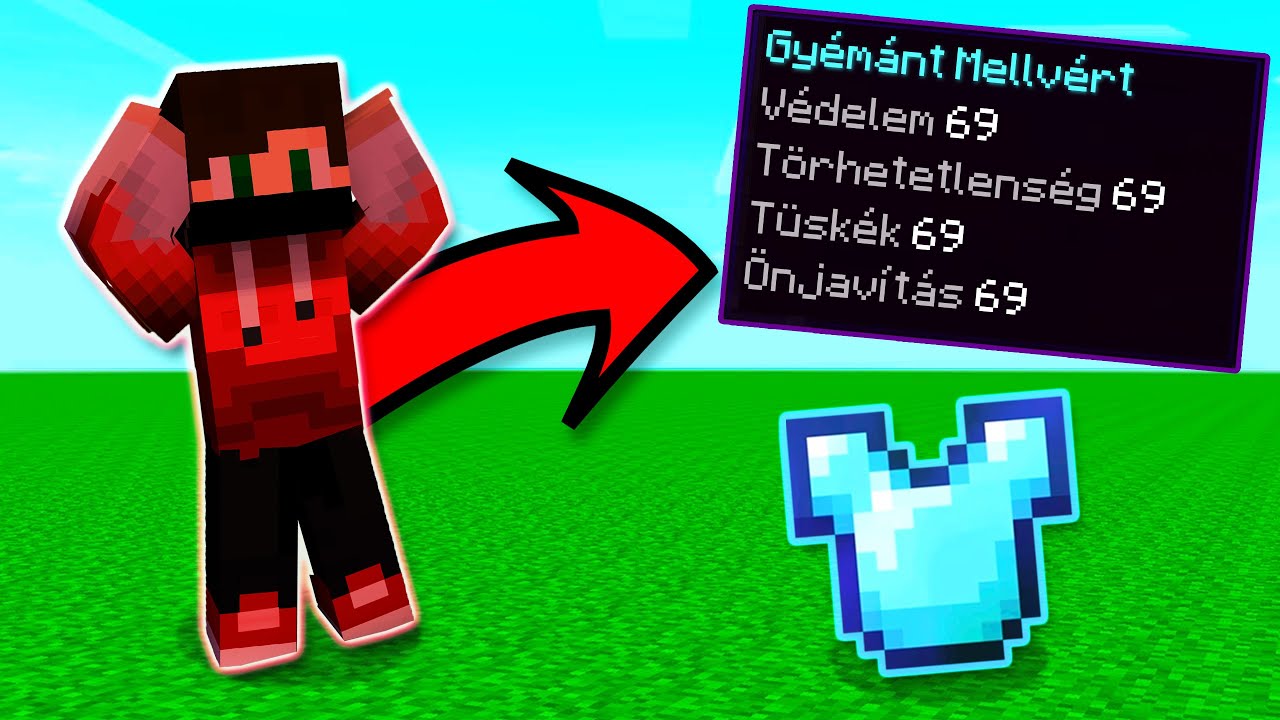 Minecraft, de ha Sebződök OP Tárgyakat Kapok! 😱🥵