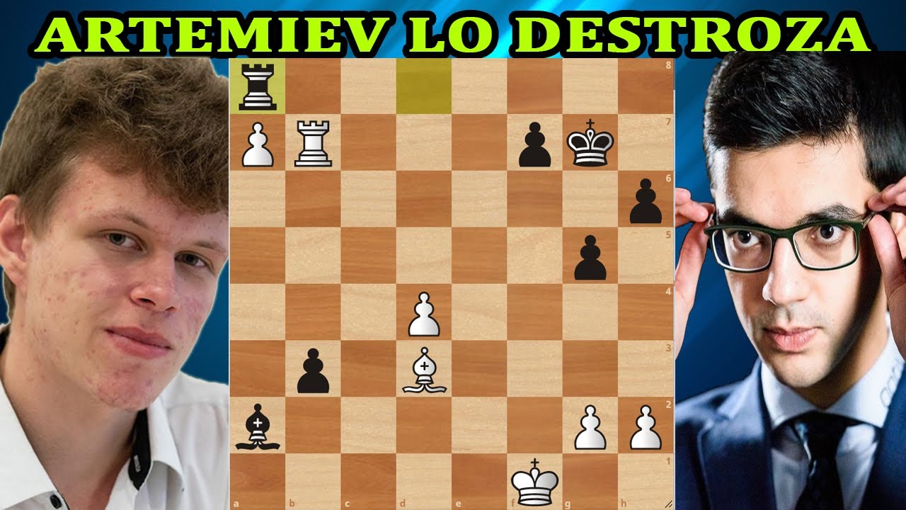 ARTEMIEV EN PLAN GRANDE Vladislav Artemiev vs Anish Giri cuartos ida Goldmoney Asian Rapid