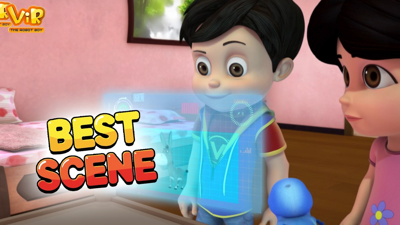 Vir The Robot Boy : Robo Vir Ke Suit Ki New Settings On | Best Scenes | Robot Cartoon for kids