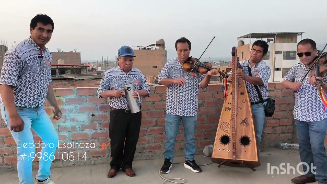 Eleodoro Espinoza violín y Justina Hidalgo tema como te olvidare 