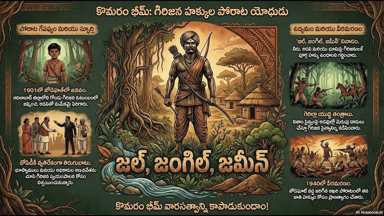 కొమరం భీమ్  జల్, జంగల్, జమీన్ | Komaram Bheem | 