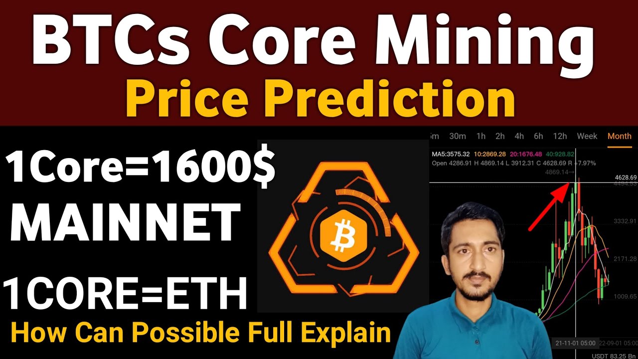 BTCs Core Mining Mainnet and Price Prediction 1Core=1ETH How Can Possible?