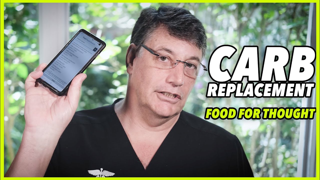 Ep:143 CARB REPLACEMENT. FOOD FOR THOUGHT - by Robert Cywes