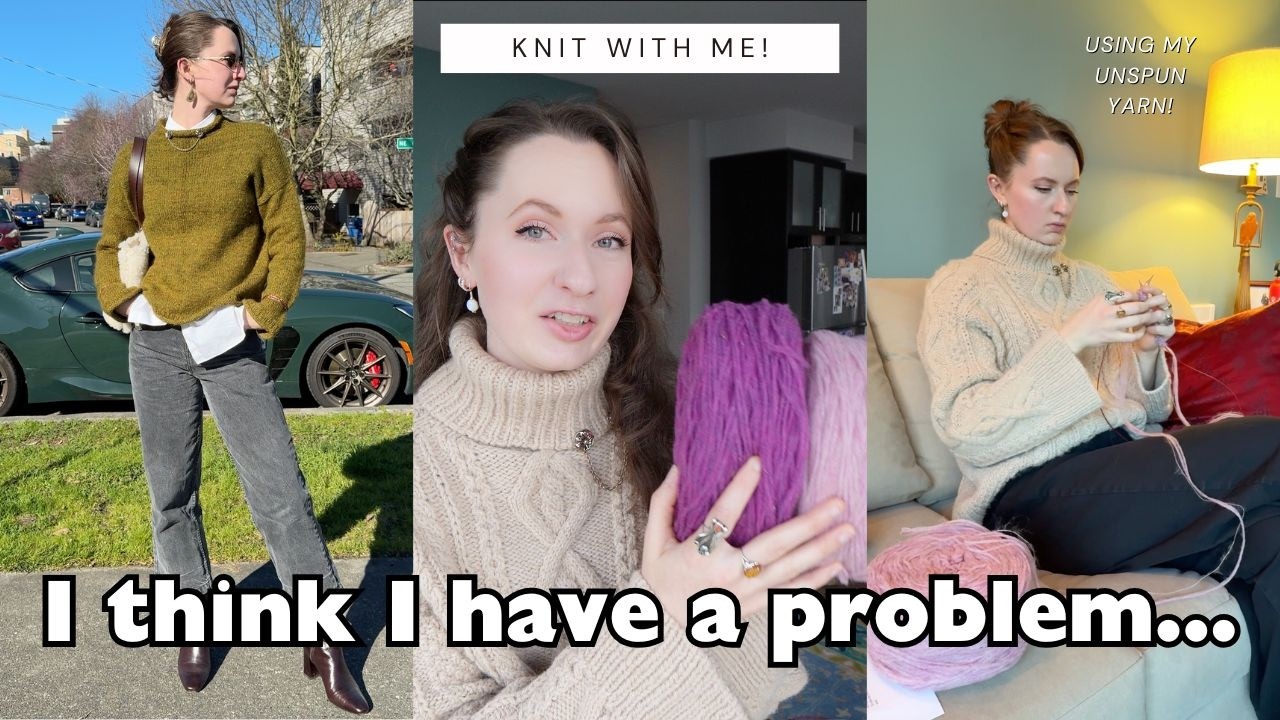 I spend all of my free time knitting and hanging out with my dog ~ Knit with me in Seattle!