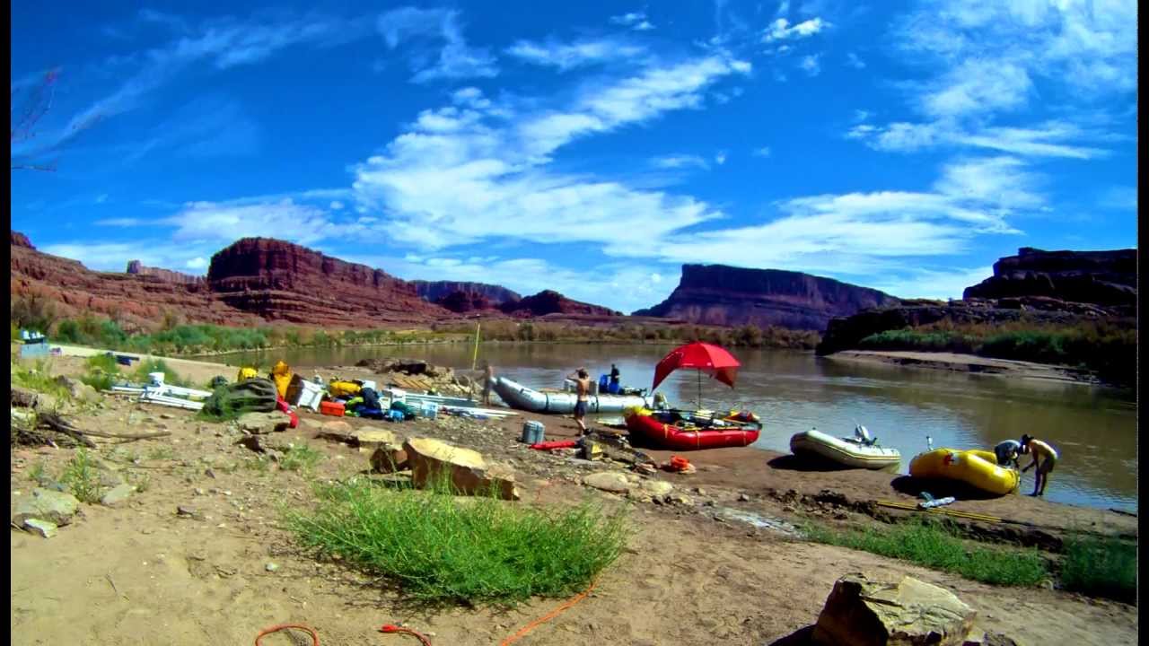 Time Lapse of the Potash put in on Cataract Canyon of the Colorado River