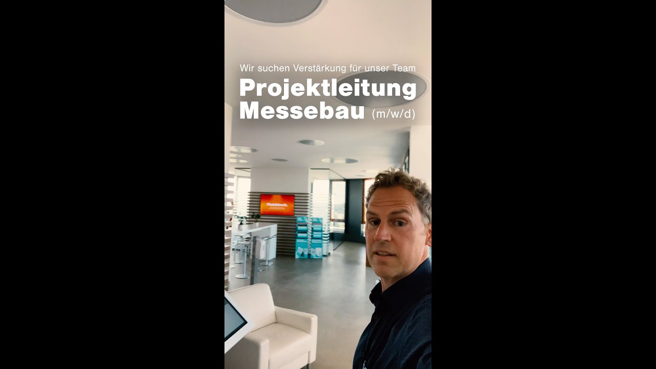 Projektleiter/-in Messebau gesucht