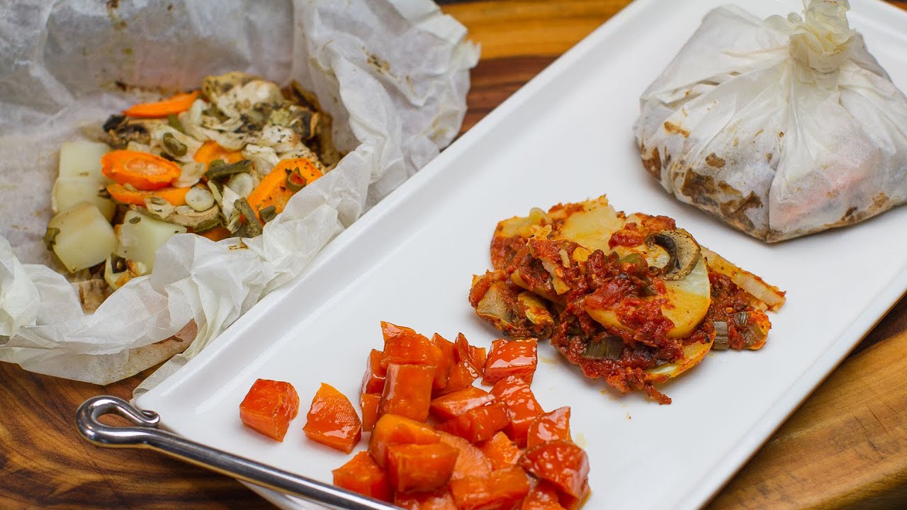 Simple and Tasty Baked Vegetable Parcels by Cooking With Plants!