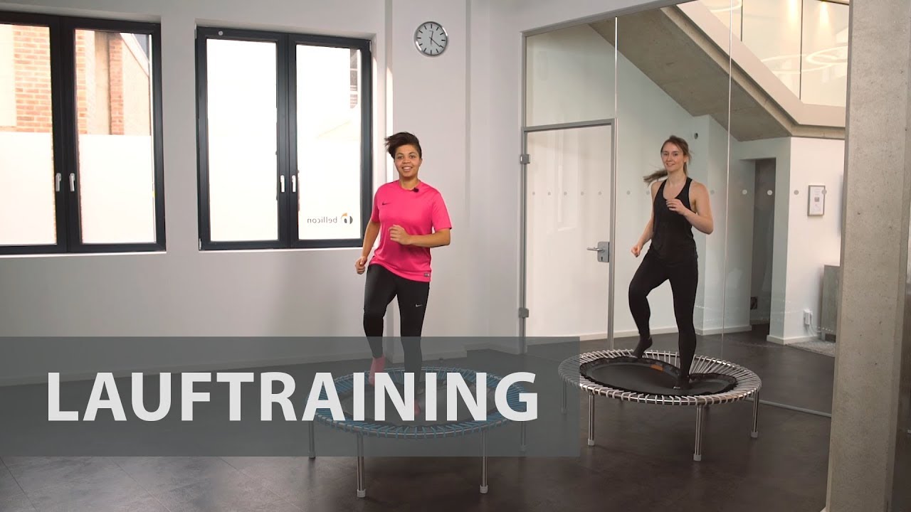 Kurzes und intensives Lauftraining auf dem bellicon Minitrampolin | bellicon+