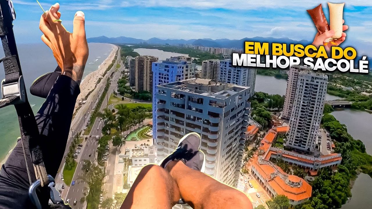 Voo Paramotor Rio de Janeiro Pedra da Gávea