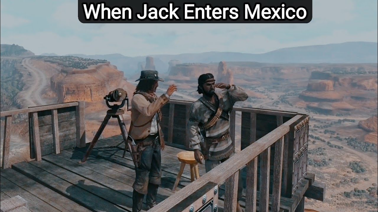 Jack Has Only 5 Lines When He Enters Mexico 1914