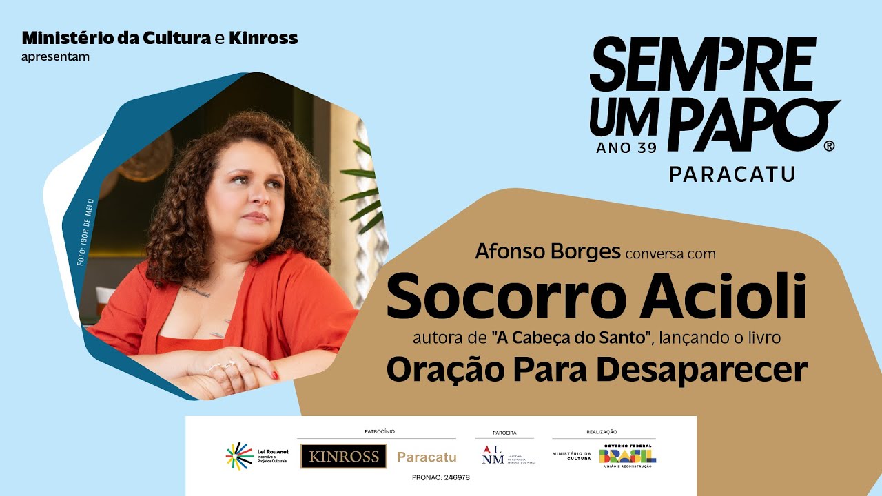 Socorro Acioli no #SempreumPapo em Paracatu