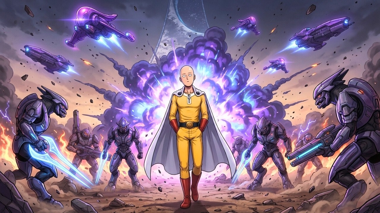 What If Saitama Entered The Halo Universe?