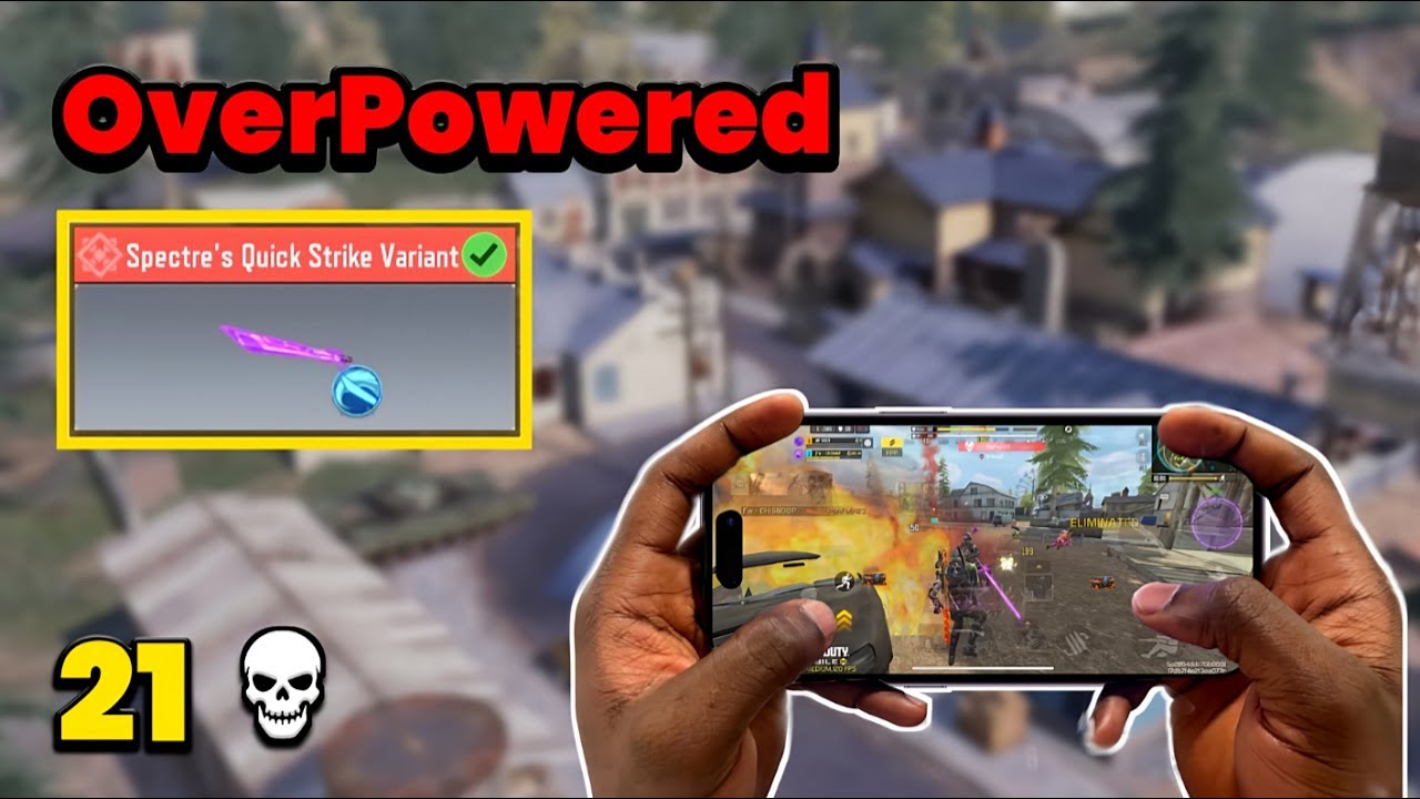Quick Strike Is OverPowered | 21 Kills🔥2 FINGERS + GYRO DUO VS SQUAD GAMEPLAY IN CALL OF DUTY MOBILE