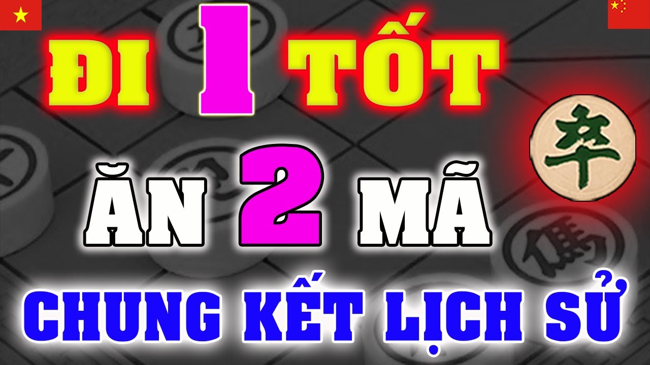 🔴Chung Kết lịch sử. GÁI VIỆT 1 con TỐT ăn được cặp MÃ | [Ly cờ tướng]