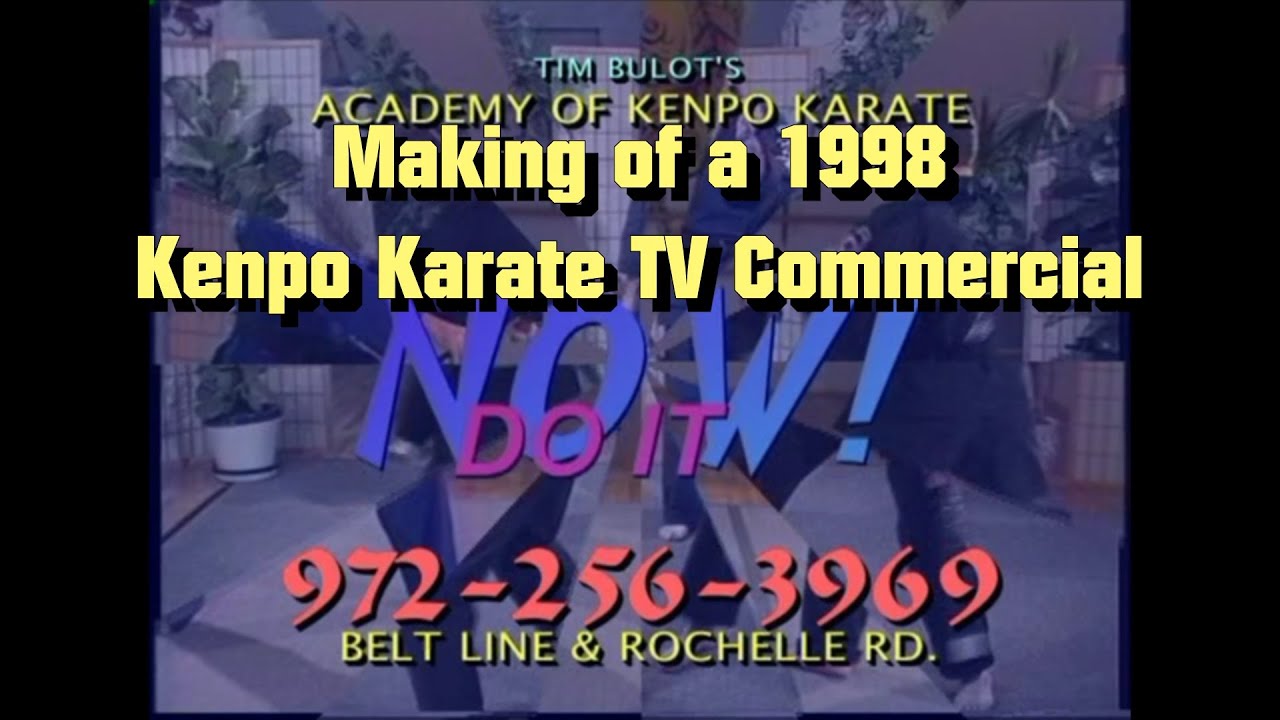 Inside a 1998 Kenpo Karate Studio TV Commercial Making!