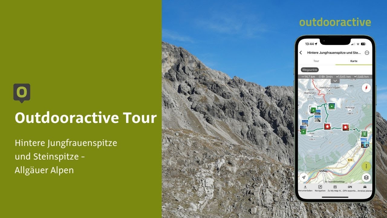 #outdooractivetour Hintere Jungfrauenspitze und Steinspitze