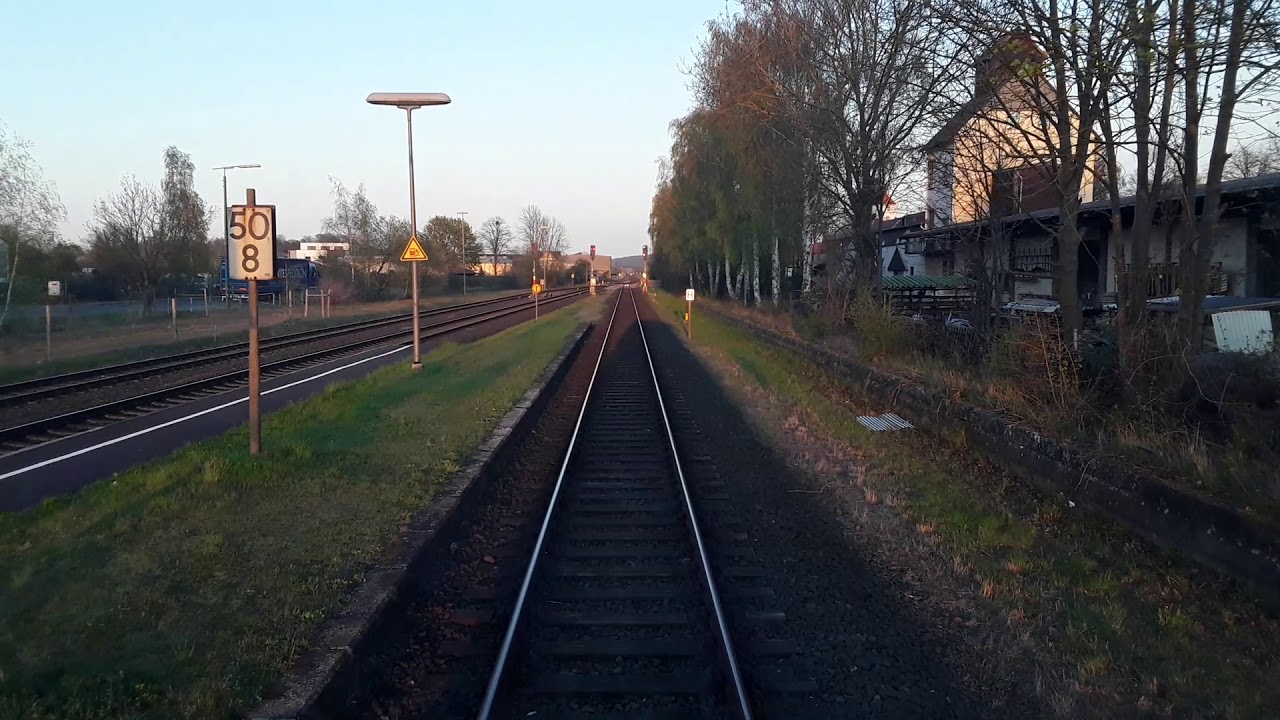 Führerstandsmitfahrt Hildesheim Hbf-Bodenburg