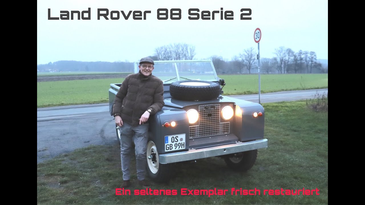 Der Doc fährt (Folge 89) auf Probefahrt im frisch restaurierten Land Rover 88 Serie 2 von 1958