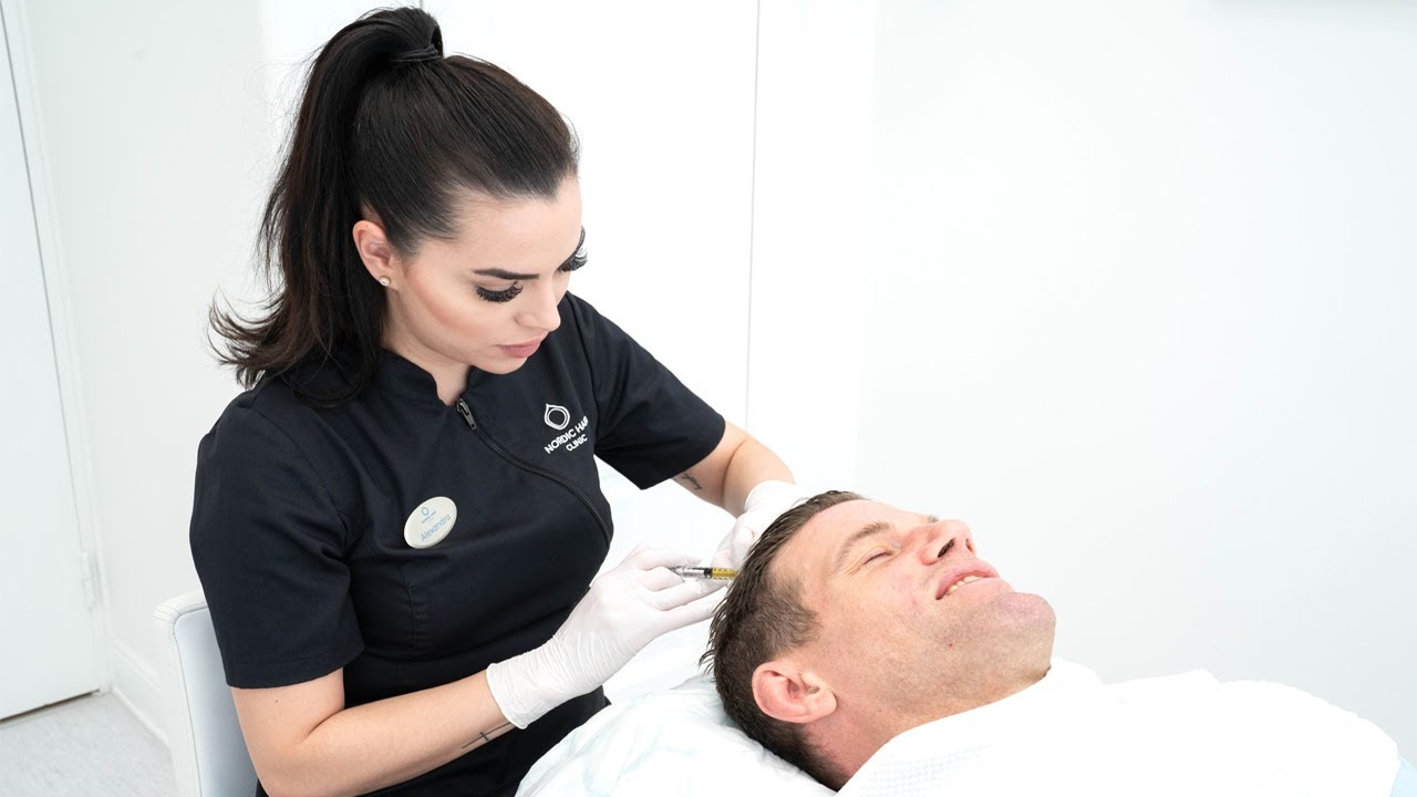 Följ med Alexandra och se hur en PRP-behandling går till | Nordic Hair®