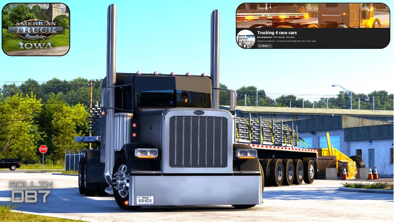 Last Ride Before It’s Sold 🏁 | @trucking4racecars  Replica | American Truck Simulator [4K]