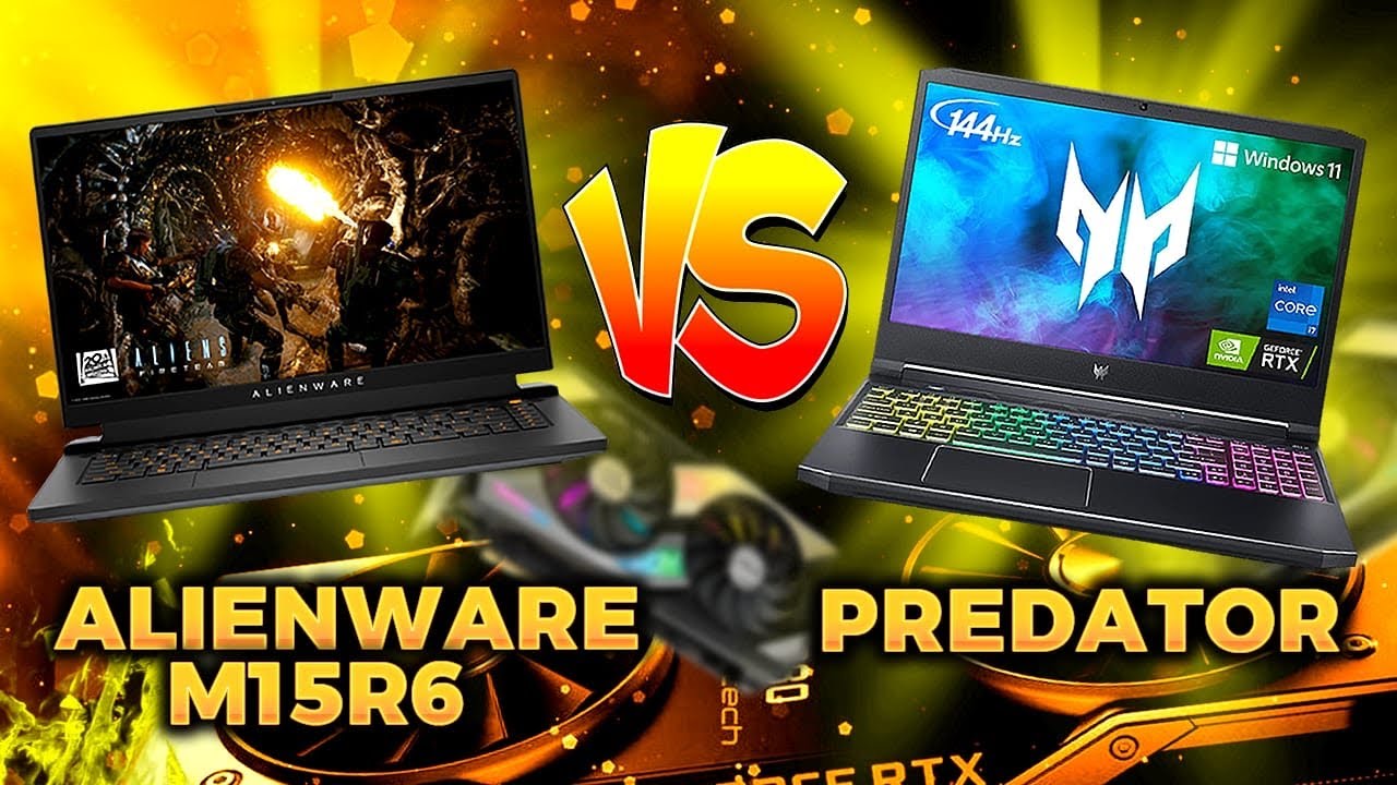 ALIENWARE M15 R6 RTX 3070 Vs HELIOS PREDATOR 300 RTX 3070 (DUELO DE GIGANTES ).