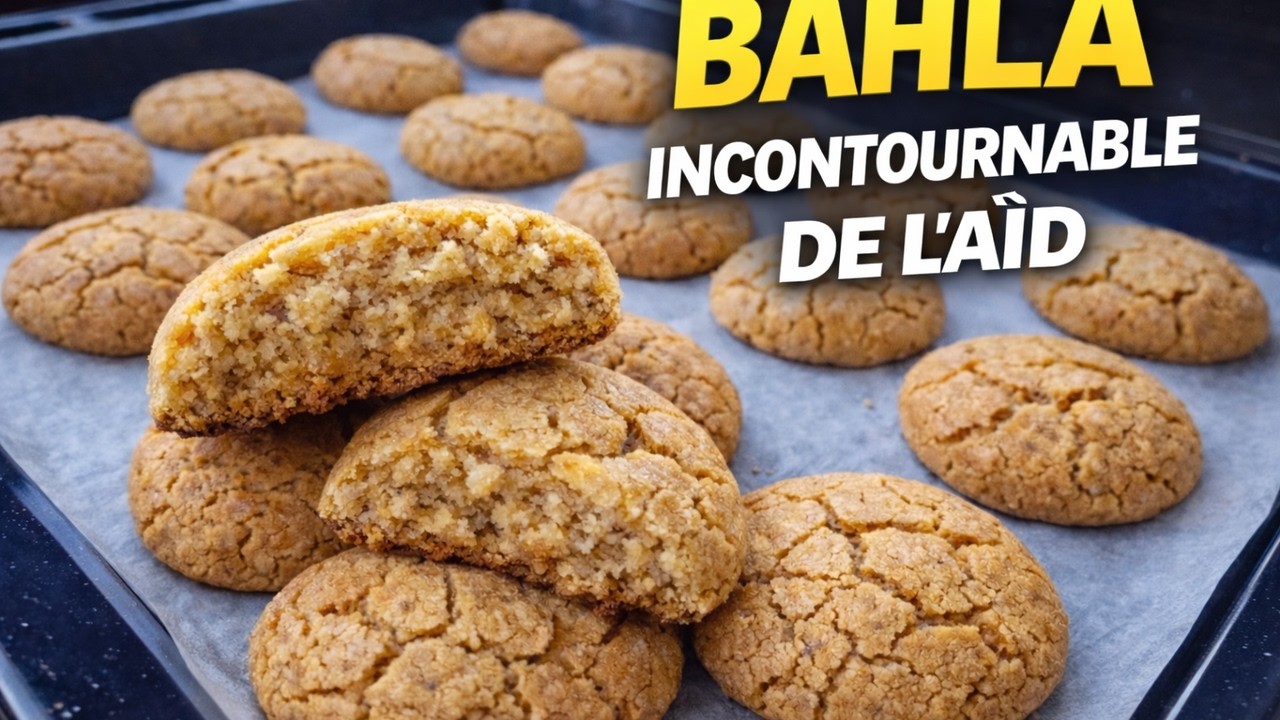 Ghriba Bahla Ultra Fondante 😍 La Recette Facile Prête en 5 Minutes | Spécial Aïd