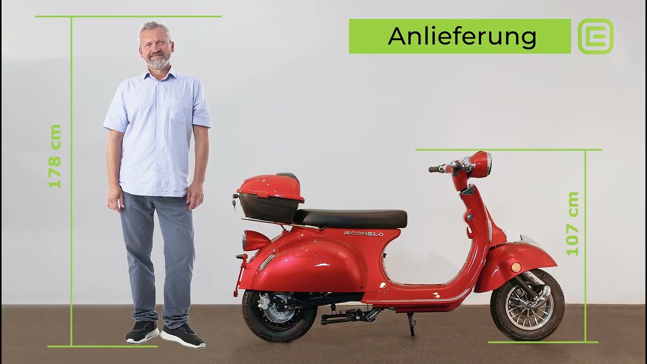 Elektro Zweirad Roller ECONELO Classic Anleitung