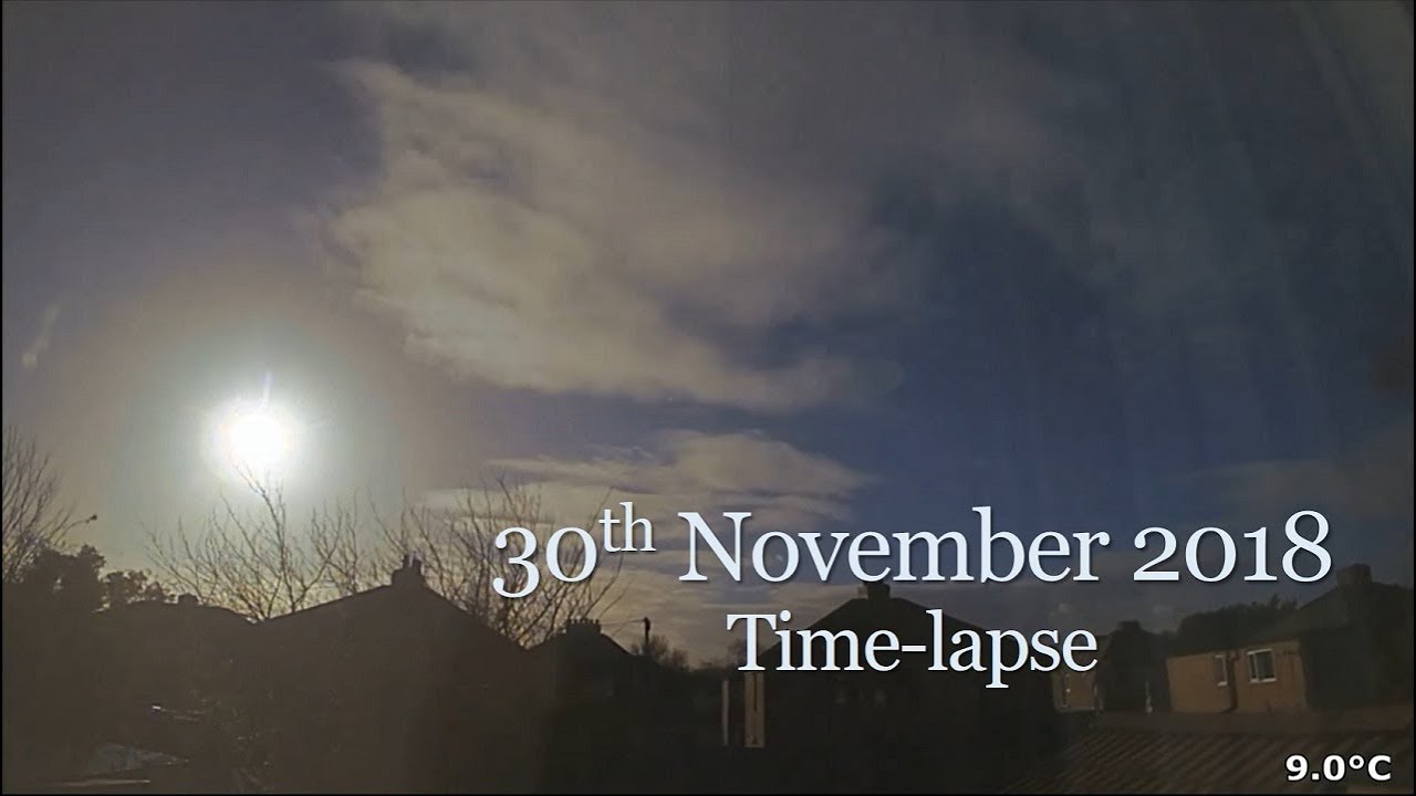 30 November 2018 Time-lapse