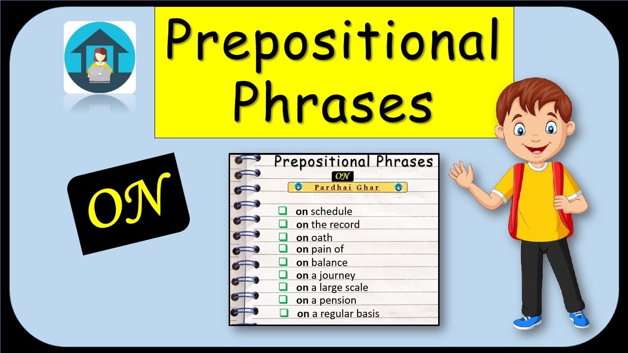 Prepositional Phrases || The Parts Of Speech || Grammar | Pardhai Ghar