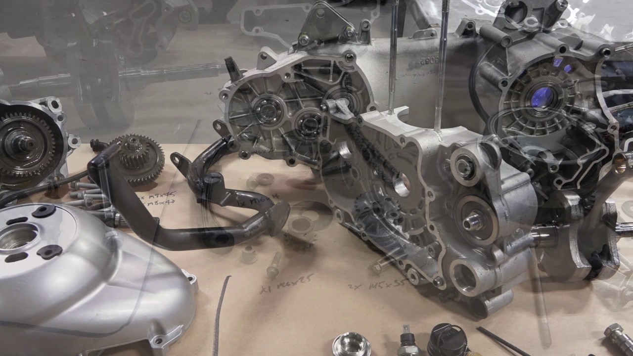 Vespa GTS Complete Engine Overhaul pt. 2 Crank Replacement/Re-Assembly