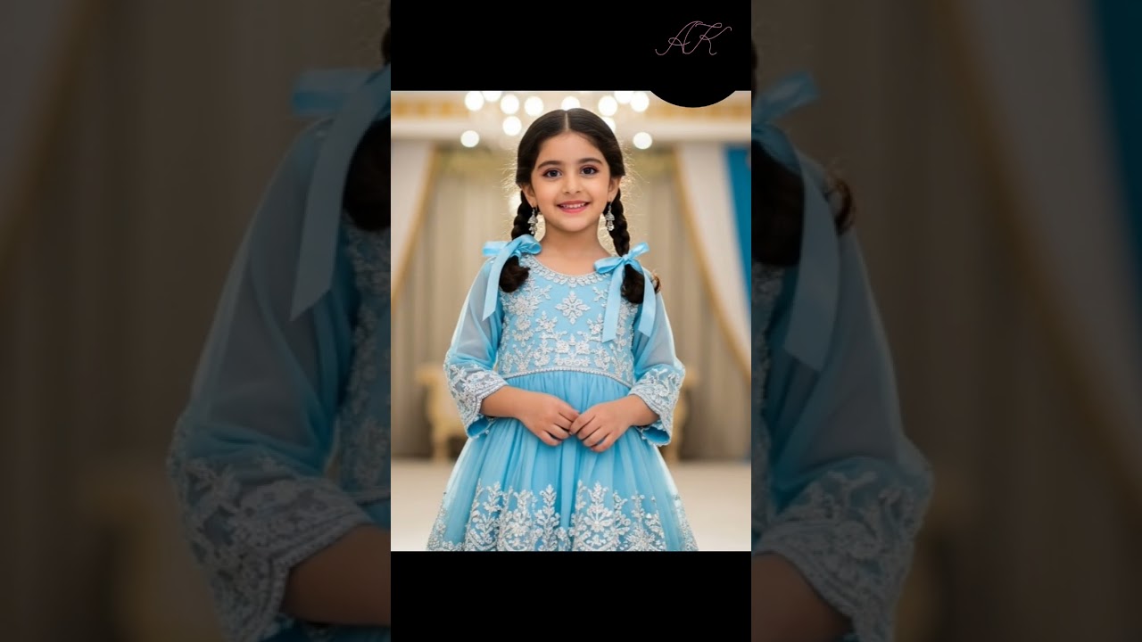 Elegant Dresses for Little Girls | Pakistani Kids Fashion