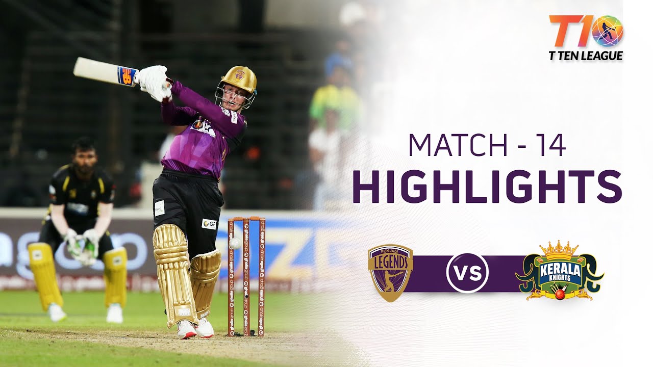 Матч 14, Kerala Knights против Punjabi Legends, 2-й сезон лиги T10