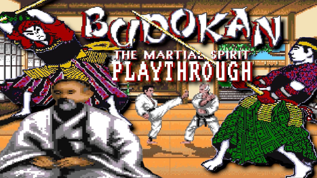 Budokan: The Martial Spirit (Amiga) Playthrough /The master was wrong, simplicity is the key for win