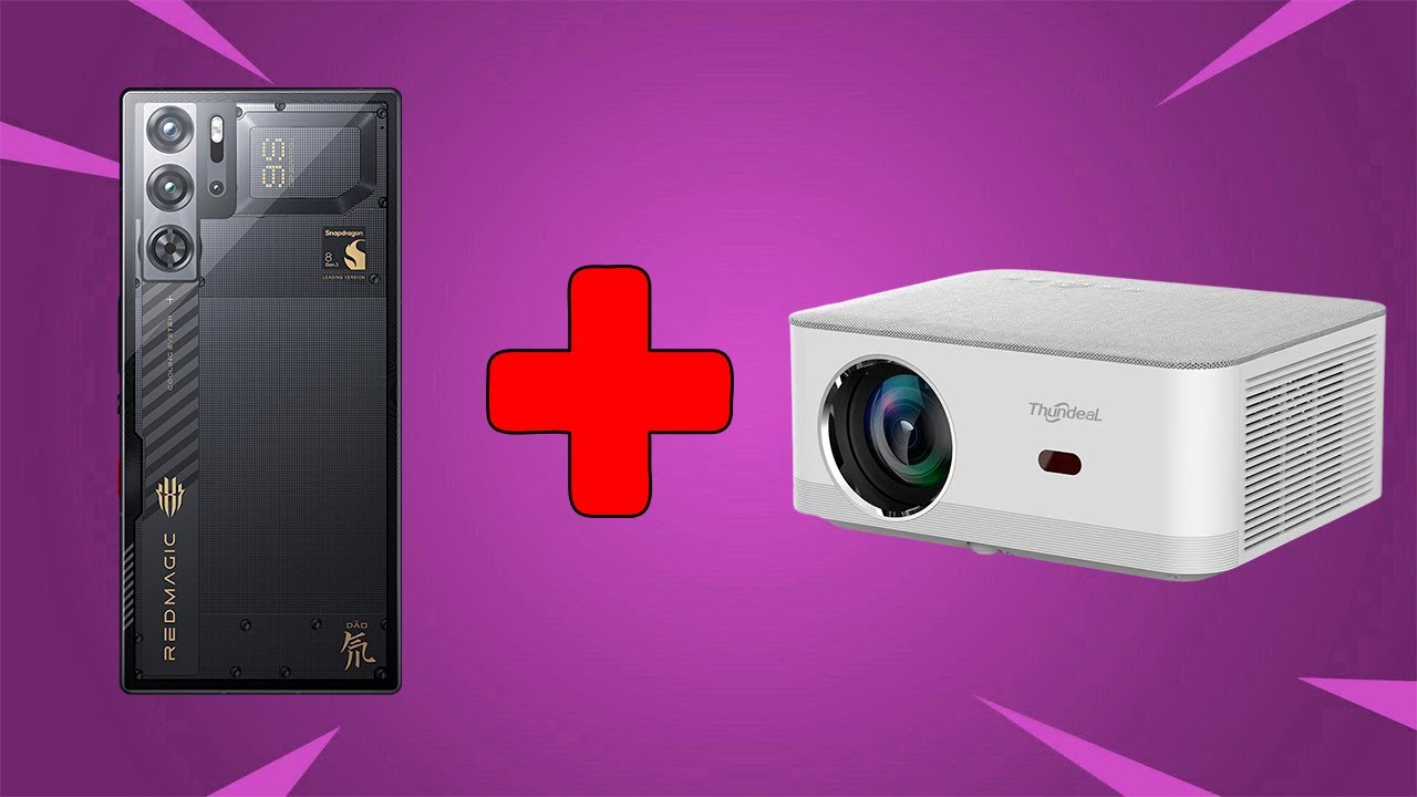 Подключил телефон к проектору ThundeaL TD92 Pro