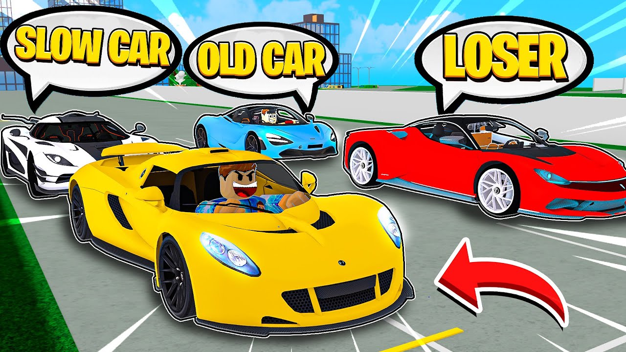 MY NEW SUPERCAR DESTROYS HYPERCAR HATERS IN DRIVING EMPIRE!!!