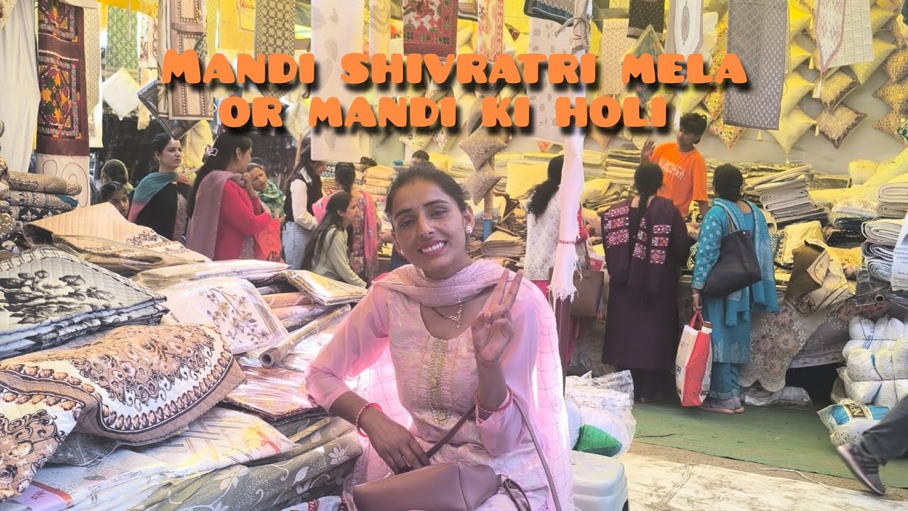Mandi shivratri mela or mandi ki holi ka vlog #dramaqueen #mela  #happyholi 