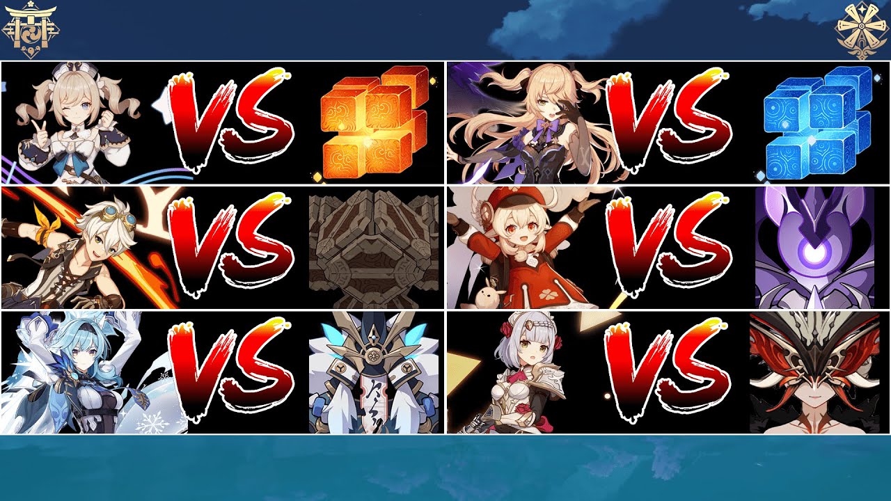 Inazuma Showdown 1 Character 1 Boss [Mondstadt Characters] - Genshin Impact