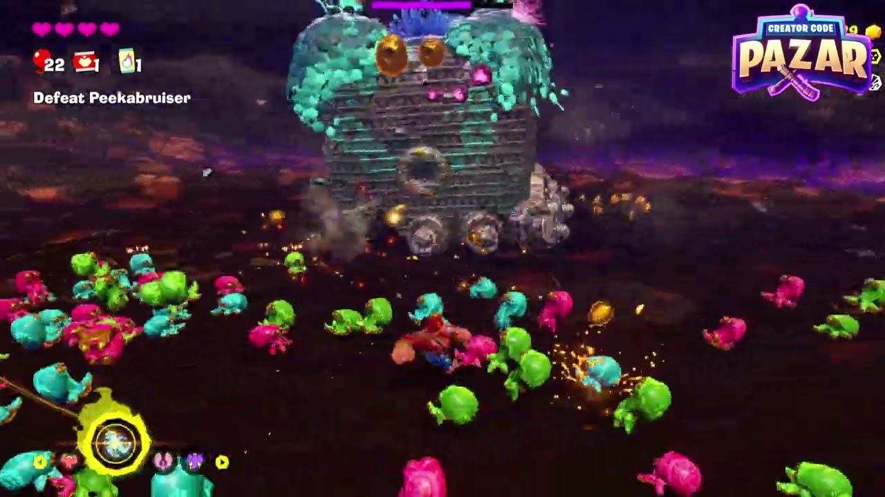 Jak pokonać Peekabruisera (walka nr 2) &ndash; kr&oacute;tki poradnik Donkey Kong Bananza