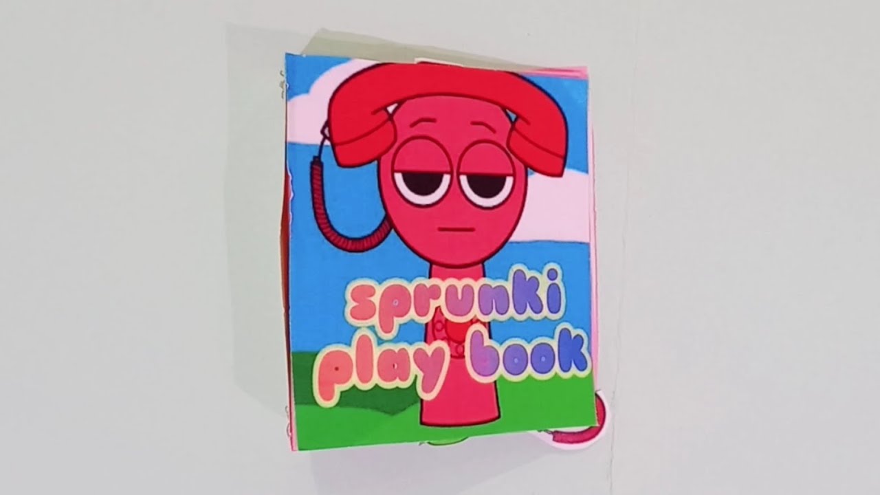 Sprunki incredibox game book paper play😍