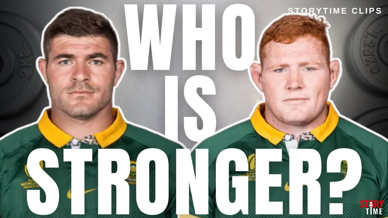 Who Is Stronger? South African Rugby Players Steven Kitshoff Malcolm Marx