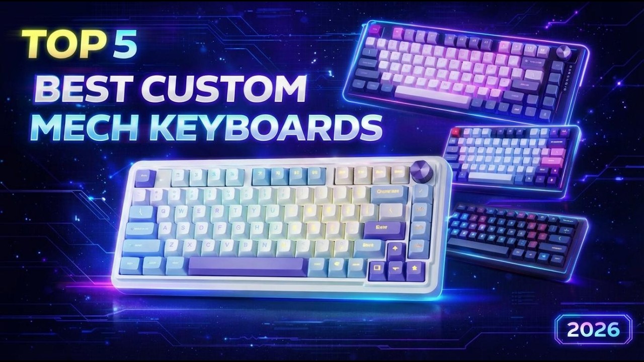 Top 5 Custom Mechanical Keyboards – Smooth Typing & RGB Perfection